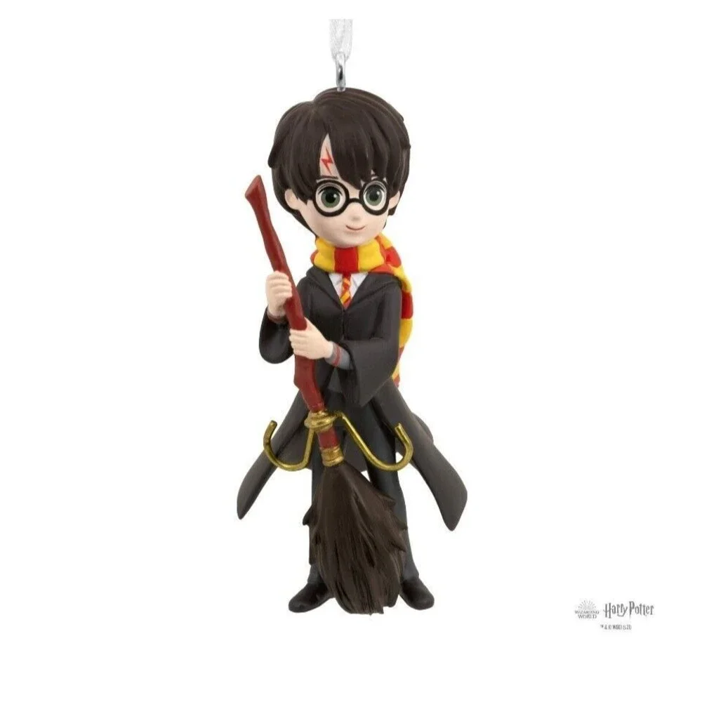 Hallmark Wizarding Harry Potter On Broom Christmas Ornament Quidditch